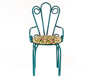 Cadeira de Ferro Arabesco Verde