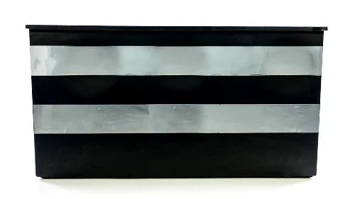 Balcão Bar Preto Semiespelhado